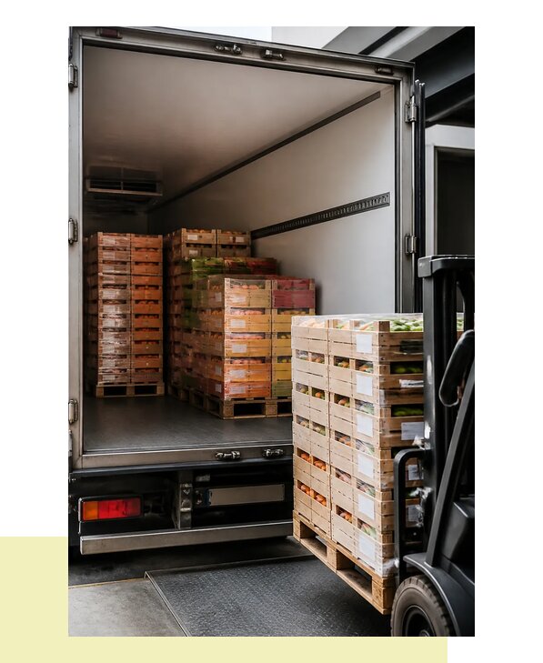 Перевозка сельхозпродукции на паллетах с доставкой в Сергиева Посад